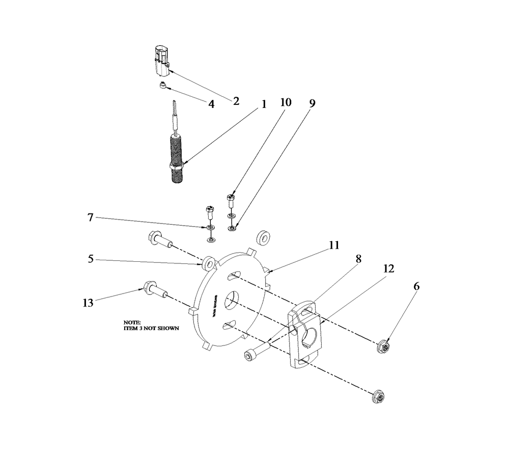 Engine Group - Cam Wheel Sensor Diagram and Parts List for 080087-00  Briggs and Stratton Generator
